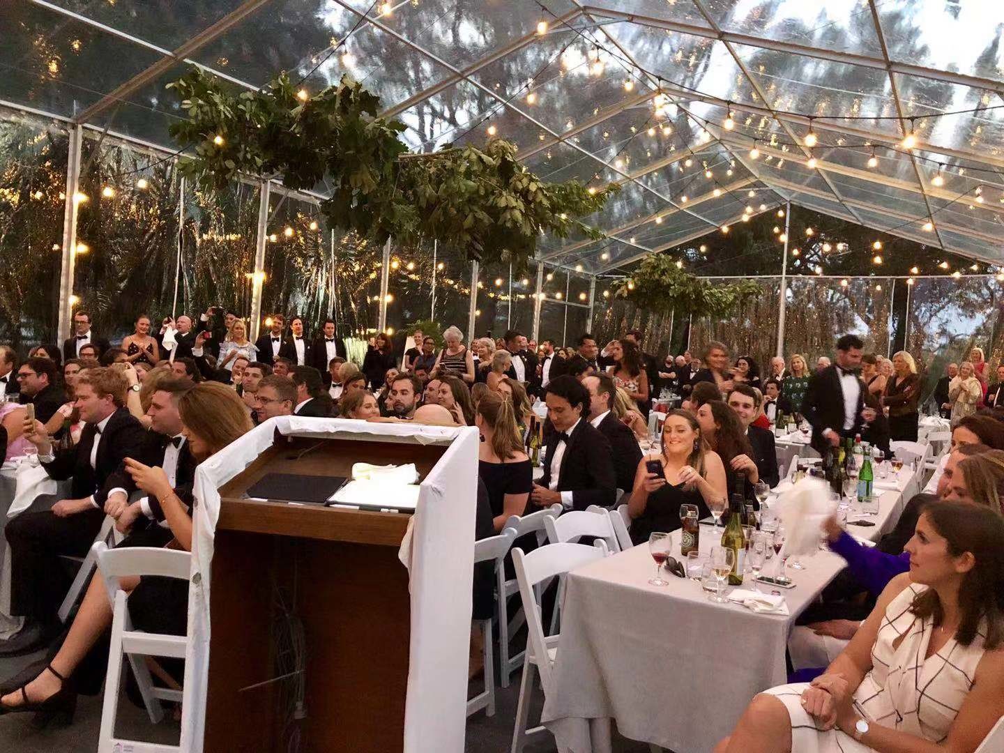 300 Seater Clear Wedding Marquee 10x30 Commercial Event Tent Australia Style