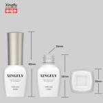 15ml Gel Nail Polish Glass Bottle Custom Design Empty For Nail Polish With Cap