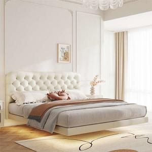Wholesale OEM ODM Solid Wood And Upholstered Bed Adjustable Height from china suppliers