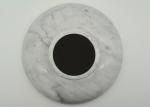 10 Inch Solid Stone Serving Bowl , Real Marble Fruit Bowl With Stand
