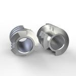 Twin Screw Extruder Screw Parts Corrosion Resistant Buss Screw Elements For