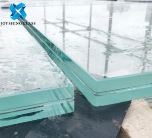 Wholesale 3mm-19mm Clear Toughened Laminated Glass Insulated Safety Laminated Glass Custom from china suppliers