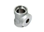 China Hot Socket Welding Tee 316 Stainless Steel Forged Tee ASTM A336 F22 Barred