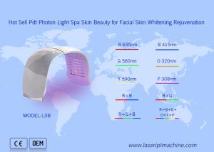 Wholesale Hot Sell Pdt Photon Light Spa Skin Beauty for Facial Skin Whitening Rejuvenation from china suppliers