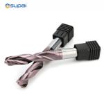 Steel Solid Carbide 2 Flute Twist Drill Bit With Coolant Hole
