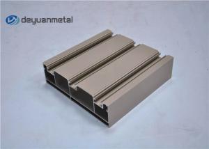 Wholesale Standard Tan Powder Coating Aluminum Extrusion Shapes With Alloy 6063-T5 from china suppliers