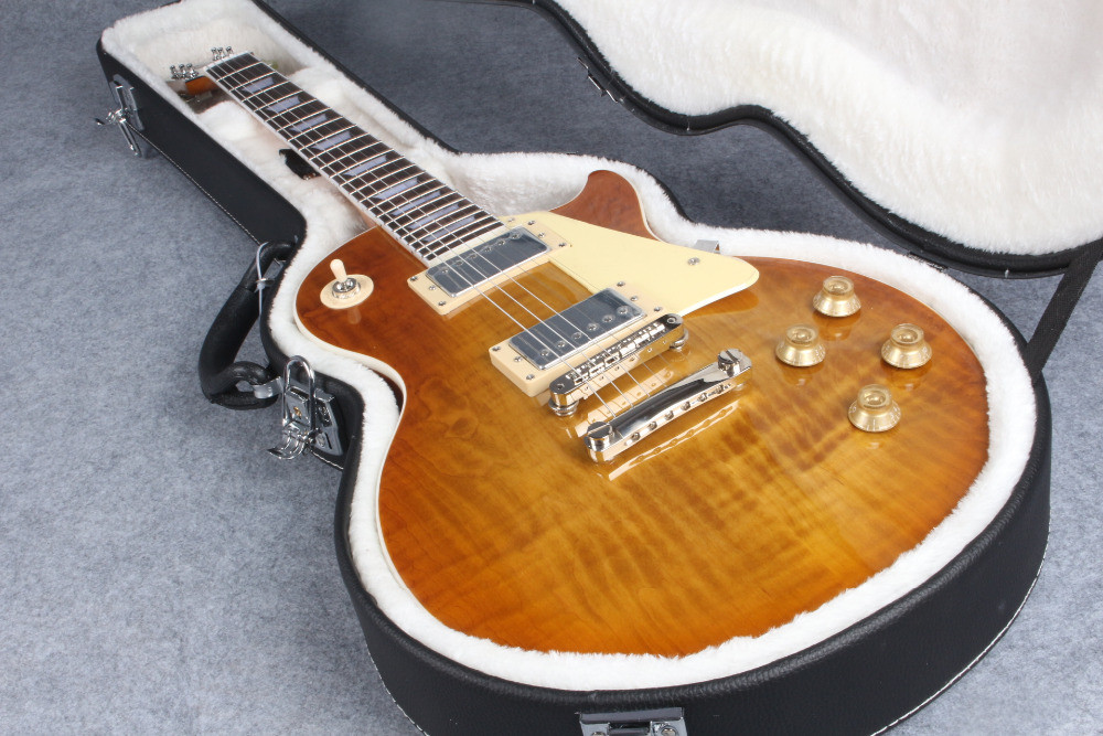 Solid Maple LP Electric guitar Tone Pro bridge, one piece Body and Neck,Bone nut, Aged Guitar parts