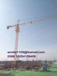 Cheaper Price QTZ63 5013 Top Head Tower Crane 5tons Max.load 50m Working Boom