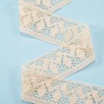 Black Cotton Embroidery Wedding Bridal Lace Fabric 5cm Width