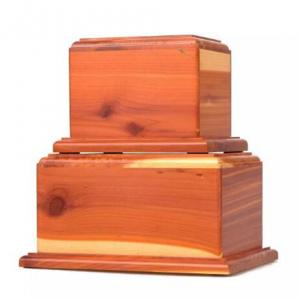 China Cedar wood Pet urns, Cedar urns box on sale