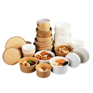 China Eco Friendly Food Container Paper Box Hamburger Sushi Noodle Takeaway Containers on sale