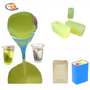 China Low Viscosity 90 Shore A Polyurethane Plastic Resin Light Yellow Transparent on sale