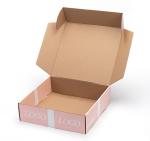 CMYK Color Paper Packing Box , Colored Corrugated Shipping Boxes For Apparel