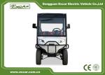 60-100km Electric Golf Car With Aluminum Cargo , Mini Electric Utility Carts