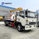 Sinotruk HOWO 4x2 3-12TON Light Flatbed Cargo Wrecker Crane Truck