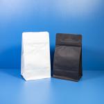 125g 180g 200g 250g 500g 1000g Custom Aluminum Foil Flat Bottom Coffee Bag With