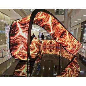 Wholesale SDK IP33 Innovative Screen Technology , 1000x1000mm Flexible LED Curtain Screen from china suppliers