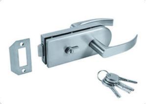 Wholesale Stainless Steel Glass Door Lock With Key , Handle Sliding Glass Door Latch from china suppliers