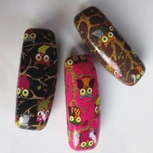 China Hot selling printed glasses cases-Owl design printed on sale