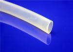 Flexible Silicone Tubing Chemical Resistance , Transparent White Soft Silicone