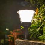 Aluminum Landscape Outdoor Garden Solar Light Light Control 3000k 6000k For Gate