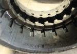 Black 500mm Wide Rubber Crawler Tracks For Hitachi EX120