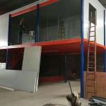 5000kg Storage Mezzanine Platforms Prefab Steel Mezzanine For Shop