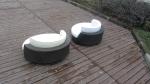 Washable Plastic Wicker Pet Bed , Lovely Rattan Dog Sleeping Bed