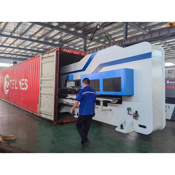 Servo Motor CNC Turret Punch Press 200HPM Industrial Punching Machine