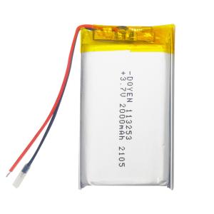 Wholesale 2000mah Lithium Ion Polymer LiPo 3.7 V Battery Pack Rechargeable from china suppliers