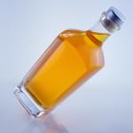 Bottle Color Clear 750ml Unique Shaped Glass Bottle for Gin Rum Champagne Brandy