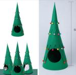 Cat Christmas Bed Comfortable Kitten Bed Christmas Tree