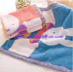 Promotional best terry kids cute monogrammed hand towels