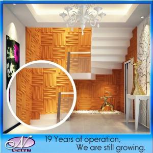 Wholesale Construction 3D Board 500mmx500mm Acoustic Sound Absorption Wall Decorative Material from china suppliers