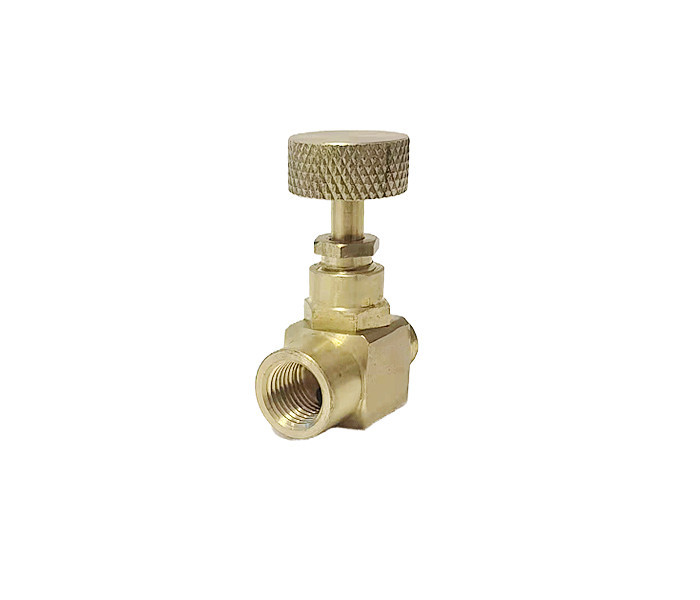 High Pressure Brass Needle Valve 1/2 NPT Male X 1/2 NPT Female