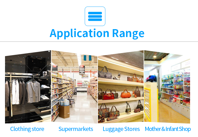 Retail Commodity EAS System Anti theft Shop Alarm Shops Security Gate 8.2mhz EAS Security System Retail Store EAS Sensor Device