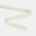 Pure White Cotton Twill Ribbon , High Color Fastness Decorative Twill Tape