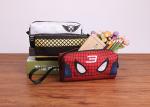 Custom Batman Logo Zipper Pencil Pouch , Canvas Travel Gift Makeup Pencil Holder