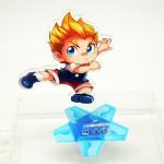 Creative Holographic Anime Acrylic Stands Charms Single Side Printed