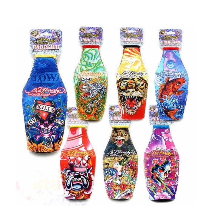 Insulated Beer Bottle Cooler Bag Customized Logo With 3mm - 4mm Thickness