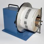 Electronic pvc paper label rewinder machine rewinding label dispensers S-120