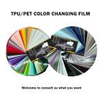 Easy To Install TPU Color Film Paint Protection Water Resistant Color Wrap Film