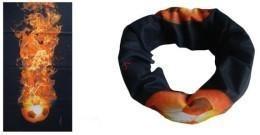 Wholesale Beautiful Fire Ball Designed Seamless Scarf as YT-825 from china suppliers