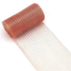 Wholesale 40 Density Copper Wire Braided Mesh Roll 0.17mm Monofilament Diameter 100% Pure Copper from china suppliers
