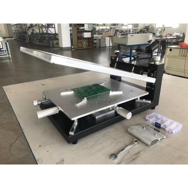 Benchtop Manual SMT Screen Printer for Double-Sided PCB Assembly, 300×400mm Solder Paste Printing