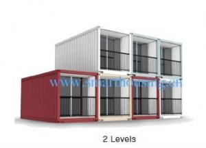 Wholesale ISO 40HQ Modular Prefab Container Homes , Water Proof Shipping Containers Homes from china suppliers