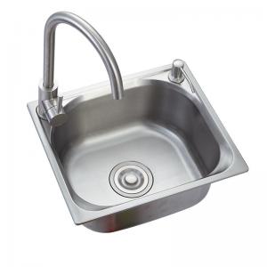 Wholesale 304 Under Counter Stainless Steel Sink Brushed One bowl Family Use from china suppliers