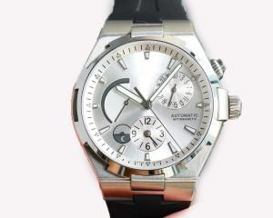 China Date Functions Swiss Silver Luxury Chronograph Watches Water Resistance Up To 100m on sale