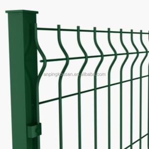 Wholesale Steel Heavy Duty 6 8 Fence Panels Hot Dipped Galvanized Nature Pressure Treated Metal 3D Garden Fence from china suppliers