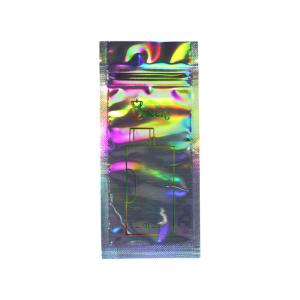 Wholesale Holographic 3 Side Seal Pouch 100mic - 140mic Custom For Snack Packaging from china suppliers
